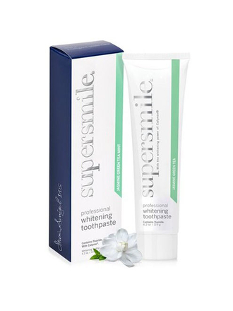 SUPERSMILE Отбеливающая зубная паста Jasmine Green Tea Mint (Жасмин, зеленый чай и мята) 119 г