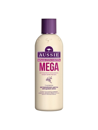 AUSSIE Бальзам-ополаскиватель, Mega Instant, для ежедневного использования, 250 мл