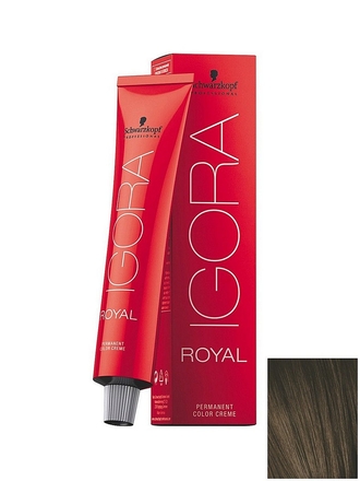 Schwarzkopf Professional Краситель для волос Igora Royal 5-0 Светлый коричневый натуральный, 60 мл