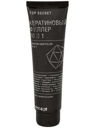 Concept Кератиновый филлер для волос 10 в 1 (Keratin hair filler 10 in 1), 100 мл