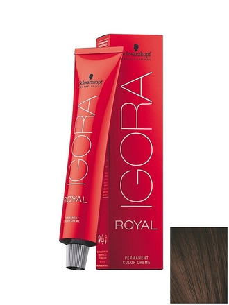 Schwarzkopf Professional Краситель для волос Igora Royal 5-68 Светлый коричневый шоколадный красный, 60 мл