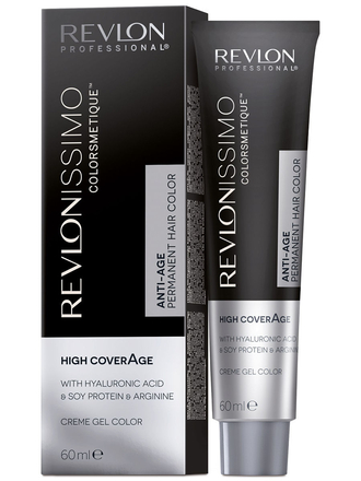 Revlon Professional Крем-гель REVLONISSIMO HIGH COVERAGE для окрашивания волос 634 темно-ореховый блондин 60 мл