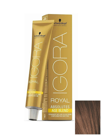 Schwarzkopf Professional Краситель для волос Igora Absolutes Age Blend 6-580 Темный Русый Золотистый красный, 60 мл