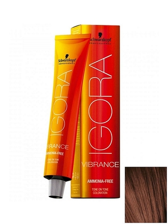 Schwarzkopf Professional Крем - краситель без аммиака Igora Vibrance 5-57 Светлый коричневый золотистый медный, 60 мл