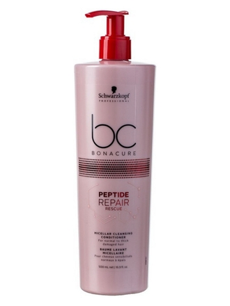 Schwarzkopf Professional Мицеллярный Очищающий Кондиционер для Ко-вошинга Bonacure Peptide Repair Rescue, 500 мл