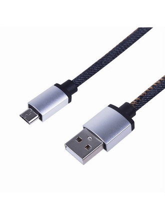 Rexant Usb кабель MicroUSB, шнур в джинсовой оплетке