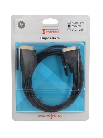 Mobiledata Кабель DVI-DVI, 18 м