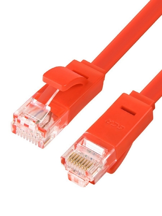Greenconnect Коммутационный кабель GCR cat6 сетевой литой медный патч-корд RJ45 быстрый интернет 015м