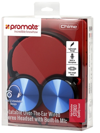 Promate Наушники полноразмерные Promate Chime с микрофоном