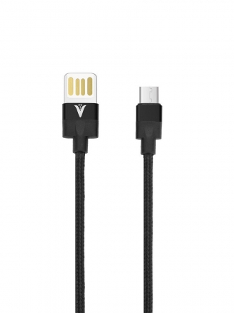 VONK Кабель Micro-USB Textile V-05 100 смУдвоенная скорость передачи данных