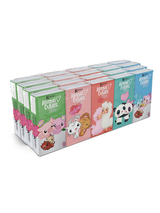 World Cart Бумажные платочки Зверушки 4-х слойные, 20 пачек