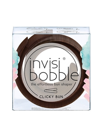 Invisibobble Заколка CLICKY BUN Pretzel Brown
