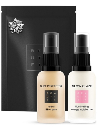 Подарочный набор для сияния кожи Glow Makeup: крем со светоотражающими частицами и BB-крем №1 BEAUTIFIC