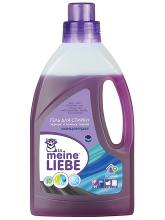 Гель для стирки черных и темных тканей концентрат, 800мл MEINE LIEBE
