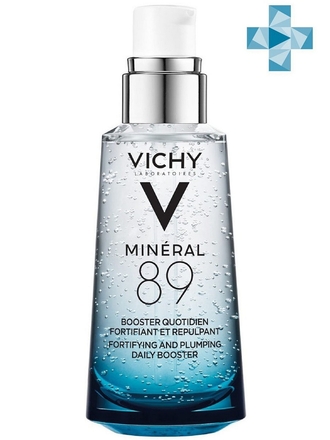 MINERAL 89 Ежедневный гель-сыворотка для кожи, подверженной агрессивным внешним воздействиям, 50мл VICHY