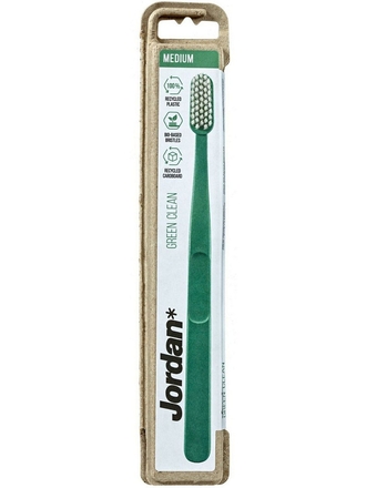 Зубная щетка GREEN CLEAN Medium, средняя жёсткость Jordan*