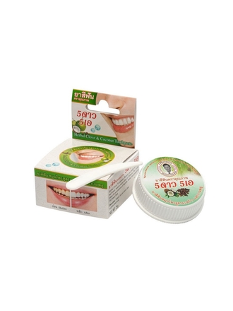 Травяная отбеливающая зубная паста с экстрактом Кокоса 5 STAR COSMETIC