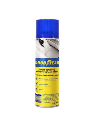 Очиститель обивки, ковров и велюра, аэрозоль 650 мл Goodyear