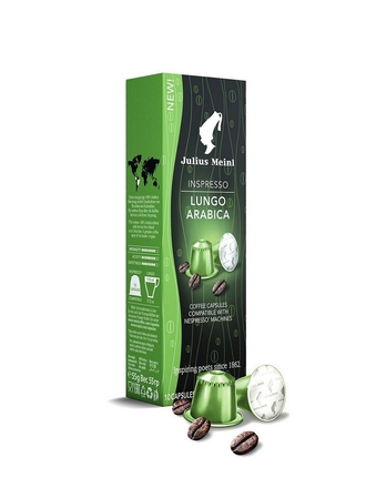 Лунго Арабика 5,6 гр *10 шт, кофе в капсулах (стандарт Nespresso) Julius Meinl