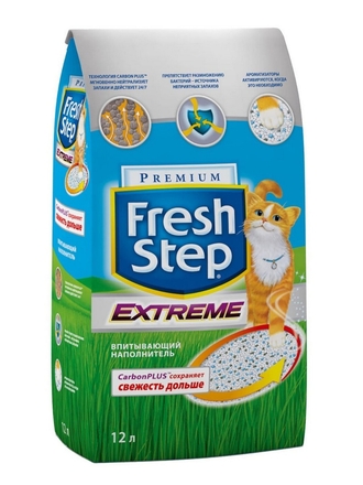 Впитывающий наполнитель для кошачьих туалетов 6,35кг 12л Fresh Step