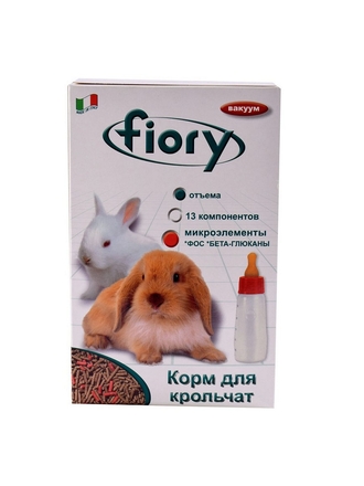 Корм для крольчат Puppypellet гранулированный, 850 г Fiory