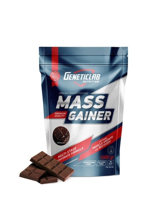 Гейнер Mass Gainer (шоколад) 1000 гр GENETICLAB