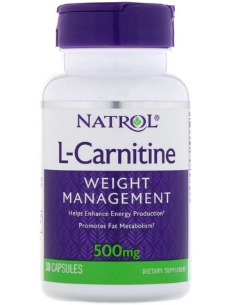 Жиросжигатель L-Carnitine 500 мг 30 капс Natrol