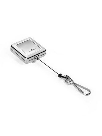 Рулетка для пропуска CHROME QUADRO с карабином, 80 см Durable