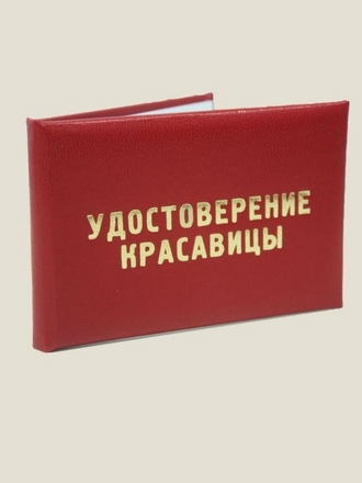 Удостоверение Красавицы Бюро находок