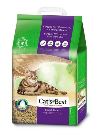 Наполнитель Cats Best Smart Pellets 20л*10кг Древесный комкующийся Cats Best