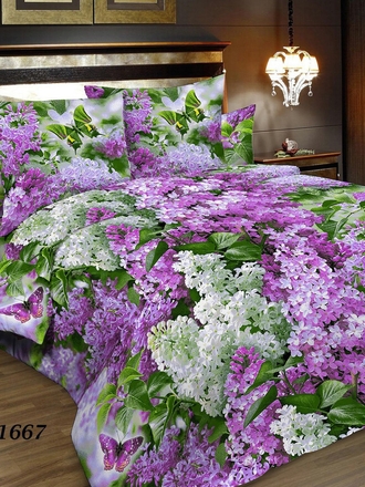 Постельное белье, 1.5-спальное, хлопок, наволочки 70*70 см, пододеяльник на молнии Letto