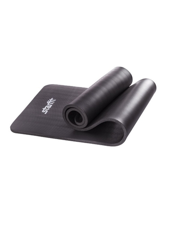 Коврик для фитнеса/йоги Starfit FM-301, 183x58x1,5 см, черный Starfit