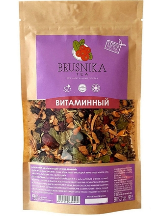 Чай плодово-ягодный с травами ВИТАМИННЫЙ BRUSNIKATEA