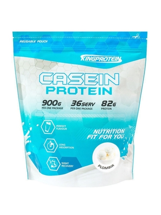 протеин / казеин / мицеллярный 900гр / Casein protein, 900гр, PLOMBIR (Пломбир) King Protein
