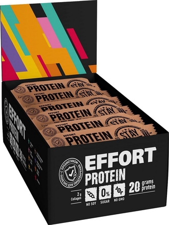 Батончик неглазированный Effort protein с соленой карамелью и вкусом брауни EFFORT