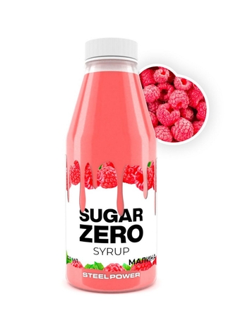 Сироп концентрированный без сахара SUGAR ZERO, 320 мл, вкусы в ассортименте SteelPower Nutrition