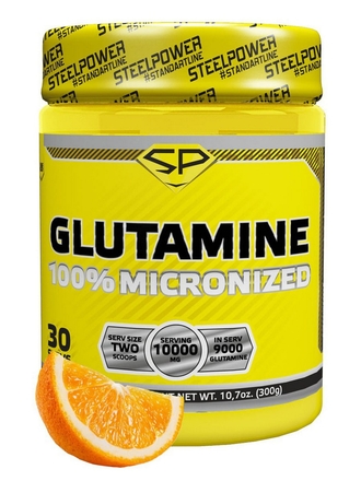 Глютамин Glutamine, 300 г, Апельсин SteelPower Nutrition