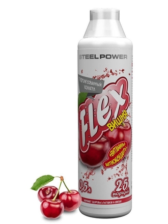 Коллаген Концентрат Flex, 500 мл, Вишня SteelPower Nutrition