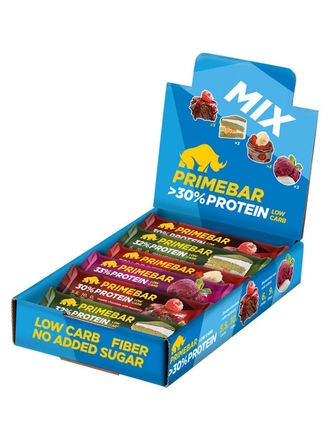 Батончик протеиновый PRIMEBAR MIX, 12 штук Prime Kraft