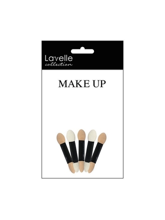 Аппликатор для макияжа двусторонний средний бежевый, 5шт LavelleCollection