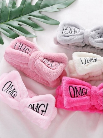 Повязка, бант для волос на голову косметическая My BEAUTY BAYS!