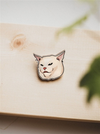Брошь-значок Мемный кот Pepper Pin