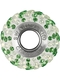 Шарм круглый с кристаллами Erinite и White Opal, размер 14,0мм, 1 штука SWAROVSKI.