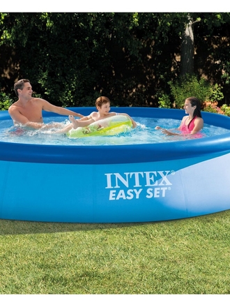 Бассейн с надувным верхом, Intex