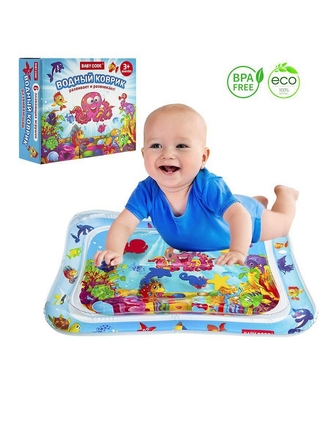 Развивающий водный коврик Baby Сode Осьминожек в крапинку с пищалкой Baby Code