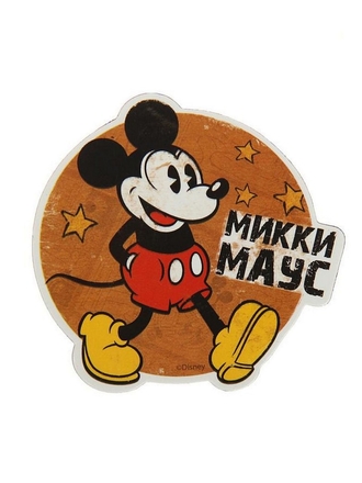 Магнит с открыткой, Микки Маус Disney