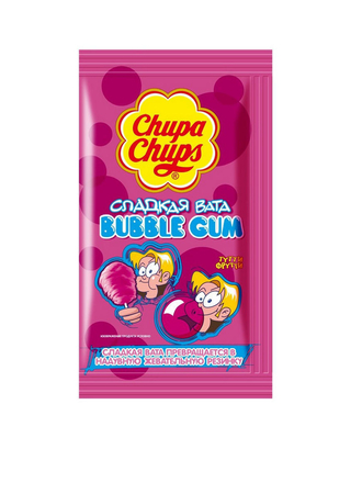 Жевательная резинка сладкая вата со вкусом Тутти Фрутти, 12 шт по 11г Chupa Chups