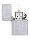 Зажигалка Labyrinth с покрытием Satin Chrome Zippo