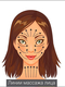 Моделирующий лифтинг массажер для лица Face Lifting Gess