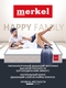 Матрас на кровать ортопедический эффект Меркель Happy Family GESSEN пружинный матрас для кровати Merkel